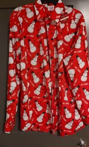 Christmas Button Down Shirt
